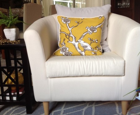 Use pops of yellow when decorating your Home During Winter to make it more cheerful 