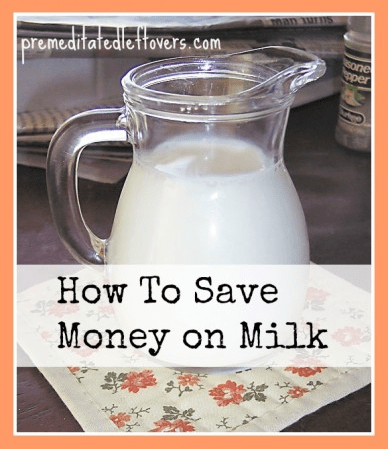 save on milk