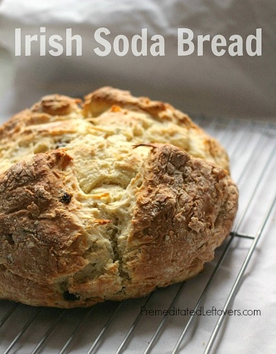 This Irish Soda Bread recipe is perfect for any meal, but is often served on St. Patrick's Day along with corned beef and cabbage.