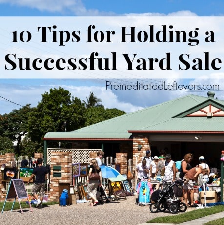 10 Tips for Holding a Successful Yard Sale