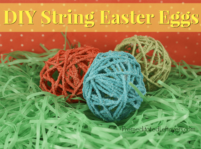 DIY String Easter Eggs Tutorial