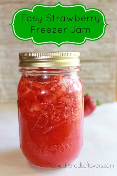 Easy Strawberry Freezer Jam recipe