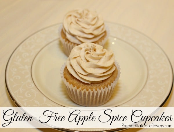 Gluten-Free Apple Spice Cupcakes Recipe with Cinnamon Frosting