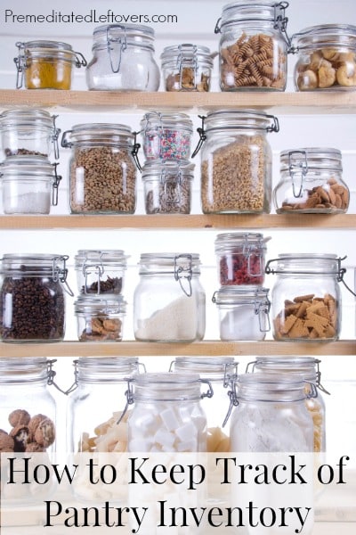 How to Keep Track of Kitchen Inventory- Save yourself valuable time and money by creating an inventory of items you have on hand in your kitchen.