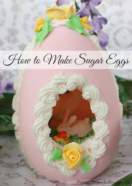 How to make sugar eggs - a vertical sugar Easter egg