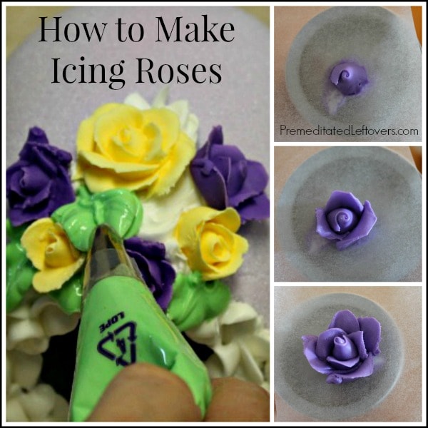 How to Make Icing Roses
