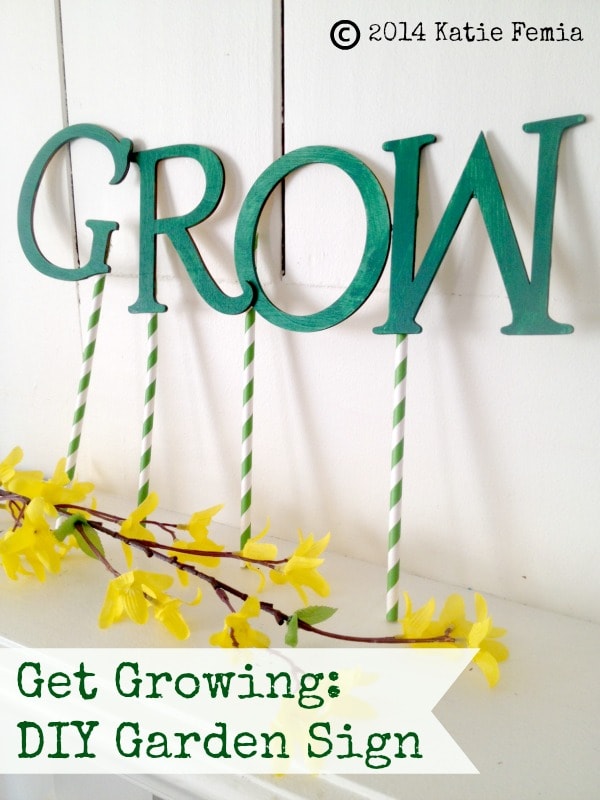Get Growing: DIY Garden Sign