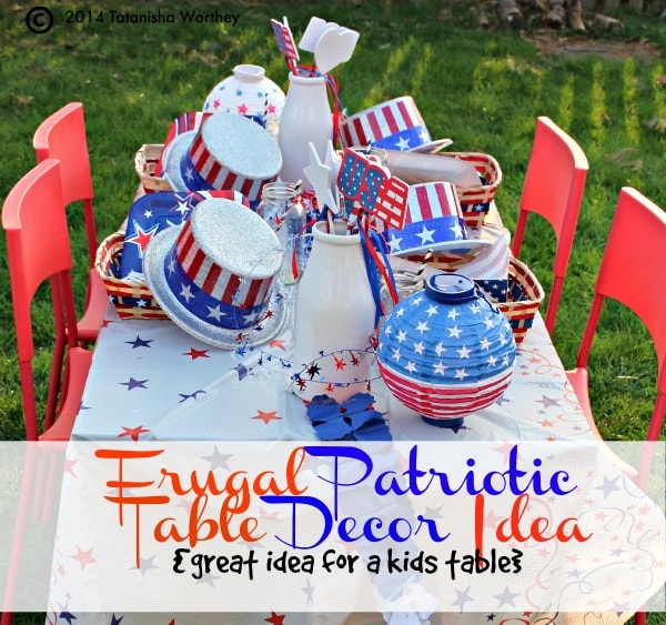 frugal patriotic table decor ideas