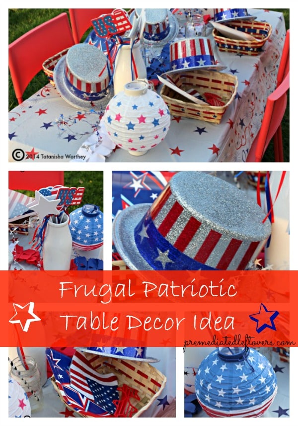frugal patriotic table decor ideas1