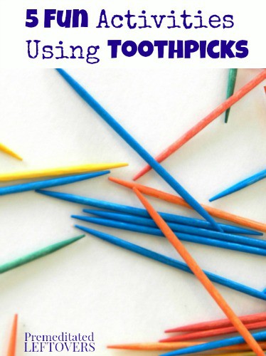 5 Fun Activities Using Toothpicks for Kids