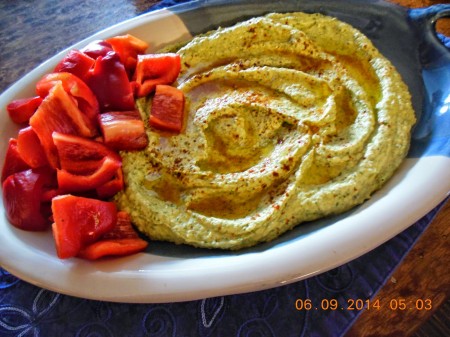 Herbed Summer Hummus and other dip recipes