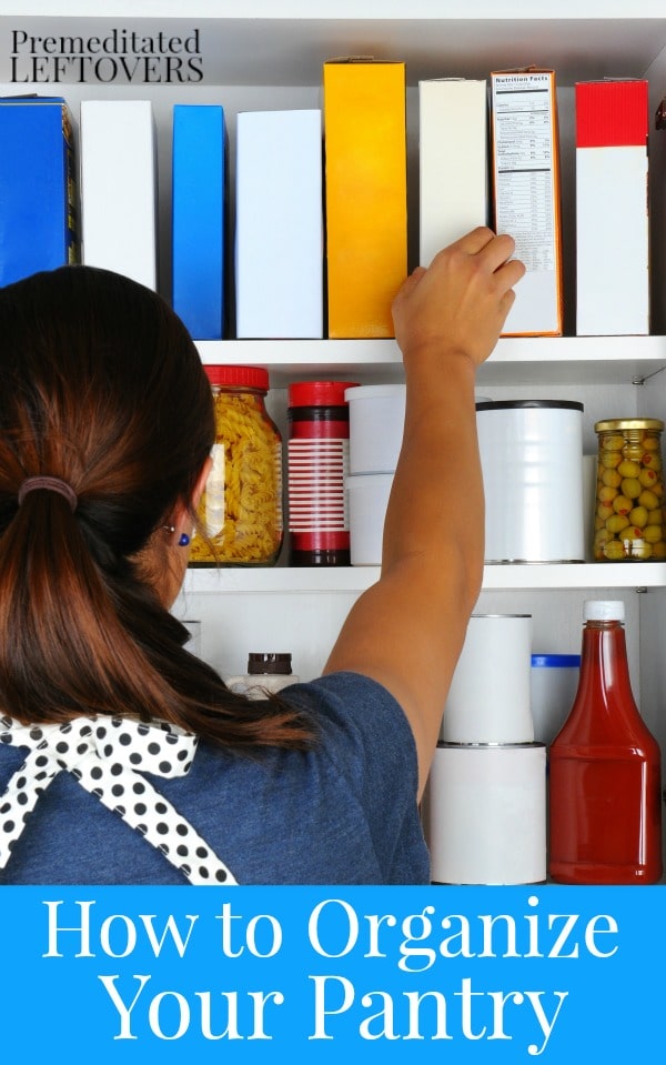 How to Organize Your Pantry - Kitchen Organization tips for your pantry to help you bring order to your food stockpile and make it easy to maintain.