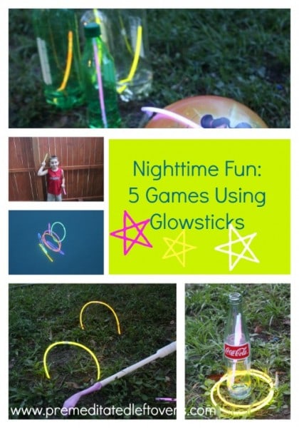 5 Night Games Using Glow Sticks