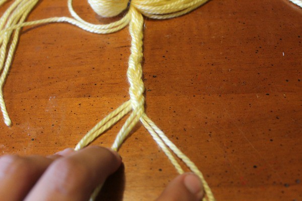 How to Make a Yarn Octopus - step 5