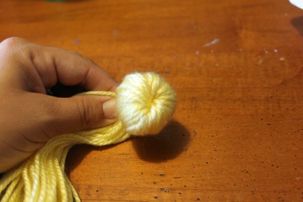 How to Make a Yarn Octopus - step 3 