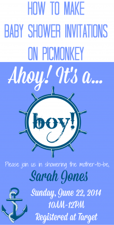 How to Make Baby Shower Invitations With PicMonkey