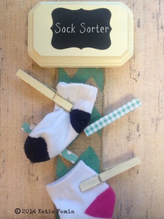 DIY Sock Sorter