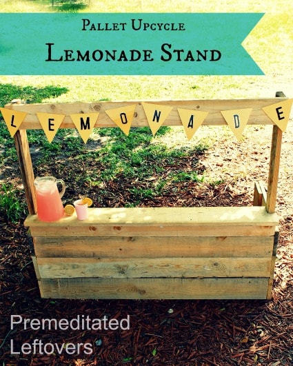How to Make an Upcycled Pallet Lemonade Stand