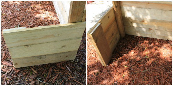 side view of  Upcycled Pallet Lemonade Stand