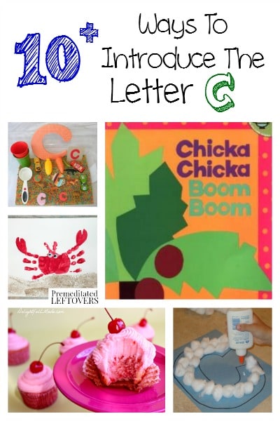 10 ways to introduce the letter C to your child through fun activities, crafts, recipes, and more.