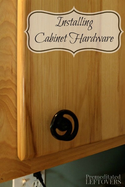 Installing Cabinet Hardware 