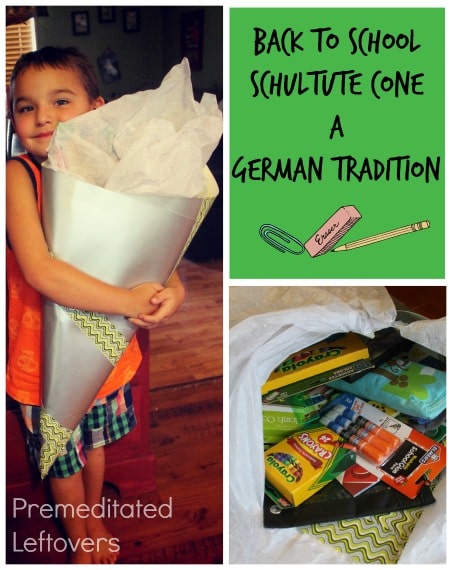How to Create a Back To School Schultute Cone- A German Tradition.