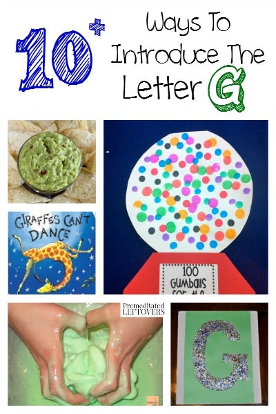 10 ways to introduce the letter g