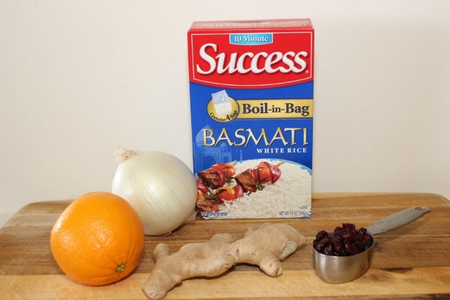 Ingredients for Orange Rice