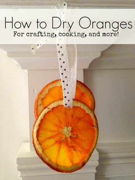 How to Dry Oranges for Crafting and Cooking - Use this tutorial to dry orange slices. You can use the dried oranges in recipes, in crafts, or home decor.