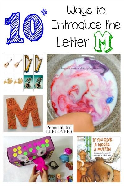 If you are looking for fun ways to introduce the letter M, here are some great activities, printables, crafts, books, and recipes to get you started!