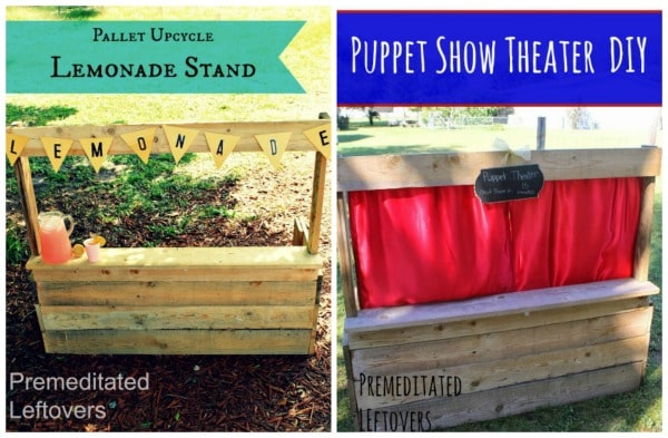 DIY Wood Pallet Puppet Theater Tutorial