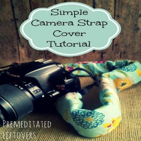 camera strap cover tutorial 