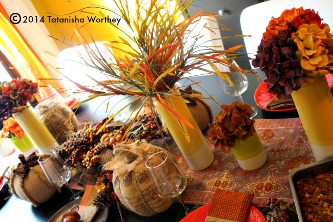 harvest thanksgiving table decor idea