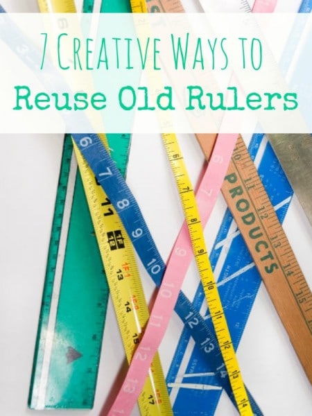 Creative Do you have a lot of old rulers lying around your house? Take a look at these 7 creative uses for rulers, perfect for giving those old rulers new life.for rulers