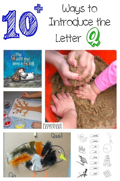 Q is Quirky! There are some fun ways to teach this letter, though! Here are 10 crafts, recipes, activities and more ways to introduce the letter Q!