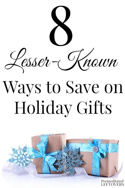 There are many ways to save on holiday gifts if you are creative. Here are some lesser-known ways to save on holiday gifts you may not have heard of before.