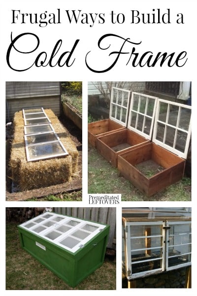 Frugal Ways to Build a Cold Frame - Garden year round with a cold frame! Here are some frugal ways to build a cold frame and extend your gardening time.