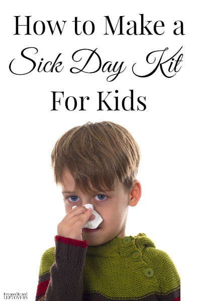 With cold and flu season coming up, it is a good idea to have a sick day kit on hand. Here are some tips on How to Make a Sick Day Kit for Kids.
