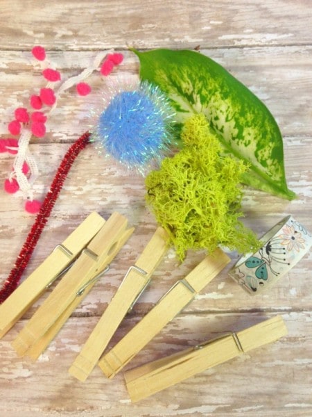 DIY Paint Brushes for Kids - Supplies