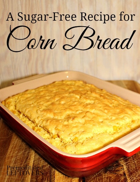 sugar-free corn bread recipe