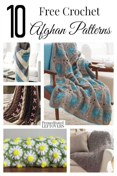 Are you looking for your next big crochet project? Here are 10 Free Crochet Afghan Patterns for various skill levels to inspire you to create!