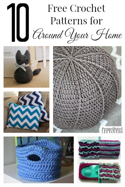 10 Free Crochet Patterns for Around Your Home