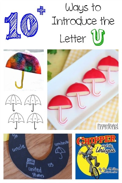 If you are trying to come up with fun ways to introduce the letter U, here are some crafts, activities, books and more to help you teach the letter U.