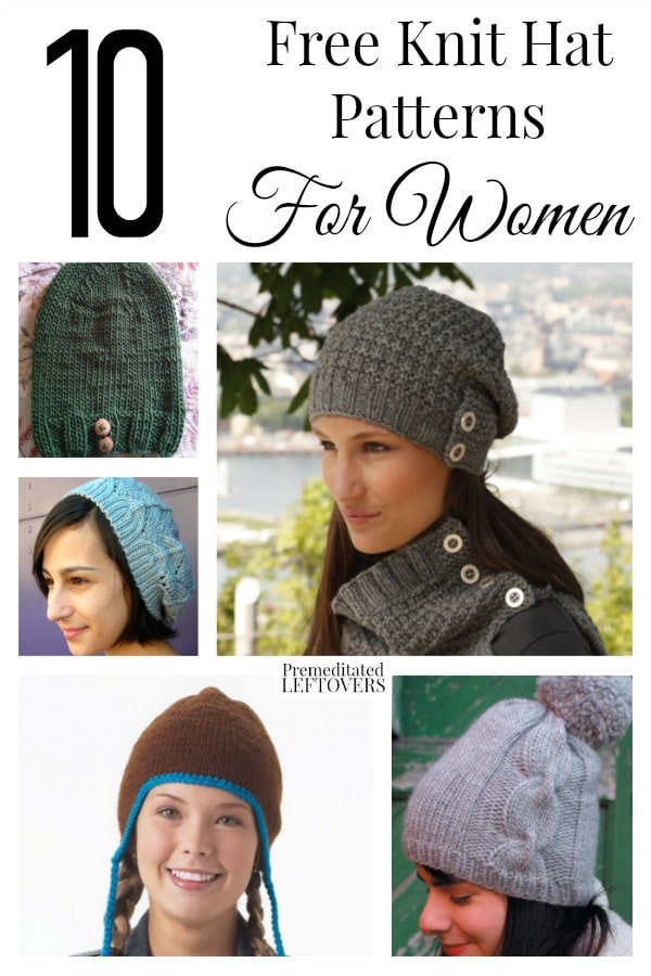 There's still plenty of cold weather left, so why not knit a new hat? Here are 10 free knit hat patterns for women for all skill levels.