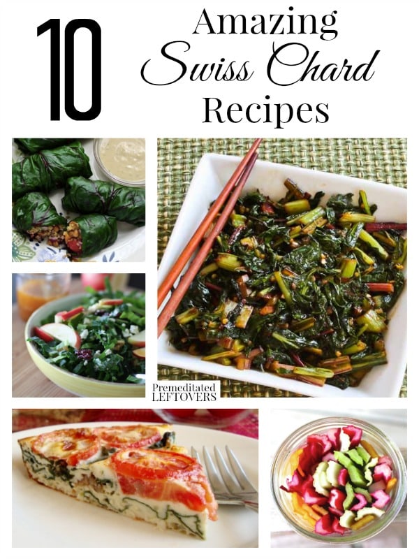 Wondering how to cook Swiss Chard? You can use the  Swiss chard stems and chard leaves. Here are 10 Swiss chard recipes plus how to freeze Swiss Chard,