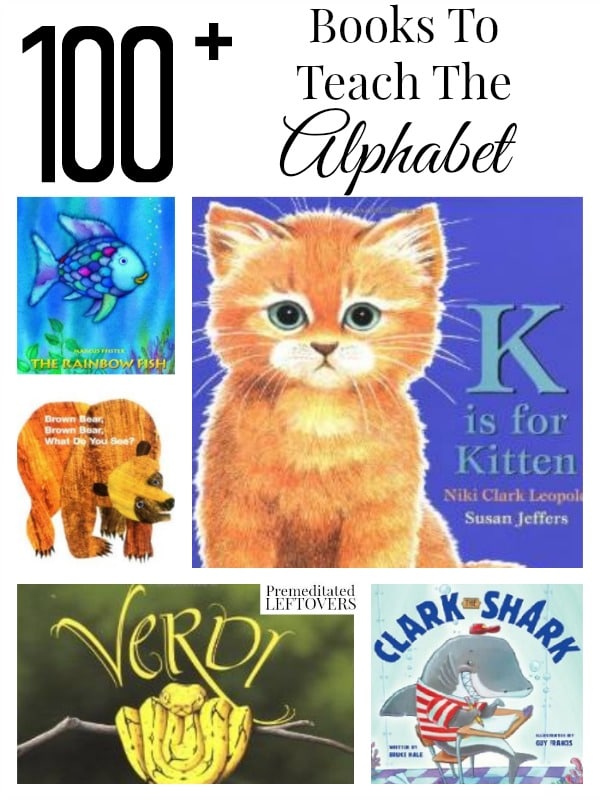 If you are looking for the ultimate list of books to teach the letters of the alphabet to your preschooler, here are 100+ books to teach the alphabet!