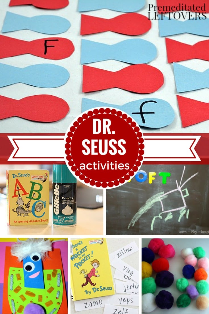 30+ Dr. Seuss Crafts, Activities, and Printables