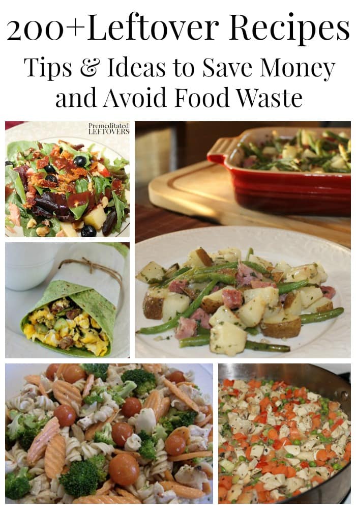200 Quick and Easy Leftover Recipes - Tips and Ideas to Save Money on Groceries and Avoid Food Waste