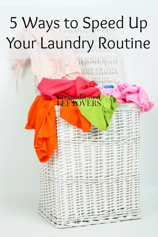 Laundry does not have to be so overwhelming. You can make your laundry routine faster and more efficient with these 5 Ways to Speed Up Your Laundry Routine. 