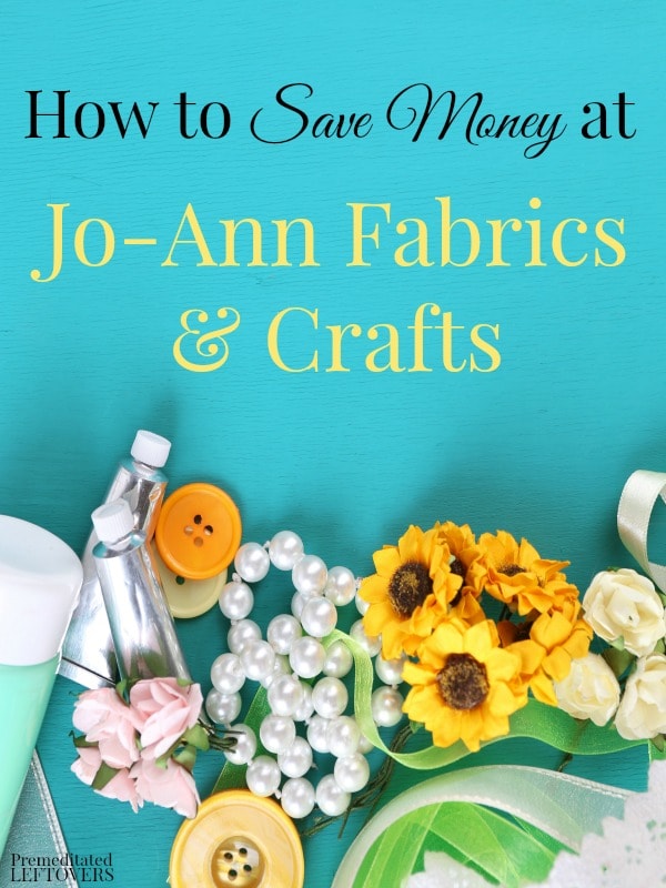 If you are into sewing or crafts and are looking for ways to save money on your hobby, try these awesome tips on how to save money at Jo-Ann Fabrics.